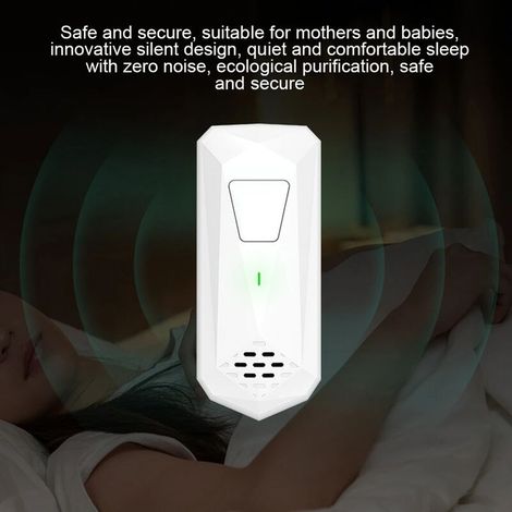Purificatore d'aria a ioni negativi da 3500 W, deodorante per bagno e toilette, mini purificatore d'aria, dissolvi fumo di sigaretta (1/4)