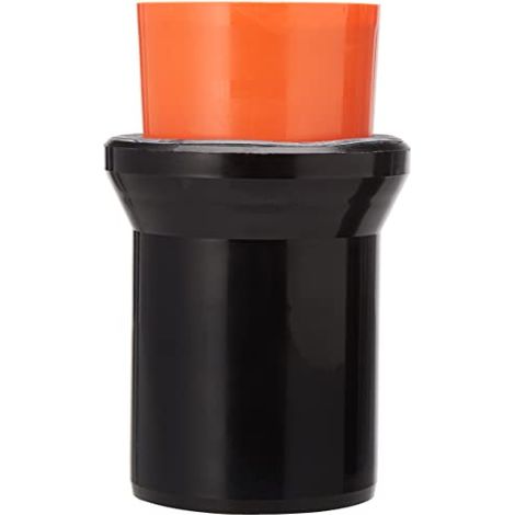 Giunto di scarico per WC 37104 per WC a parete, manicotto di scarico 110 mm, nero (1/4)