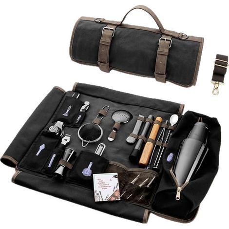 Sac de voyage portable grande capacité pour kit barman et trousse à cocktails (1/5)