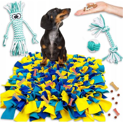 GERUCHSMATTE FÜR HUNDE UND KATZEN, LERNSPIELZEUG FÜR LECKERLIS, 35 x 35 CM + GRATISGESCHENKE