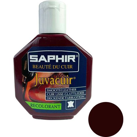 Recolorant Juvacuir cuir lisse Bordeaux 75ml Saphir