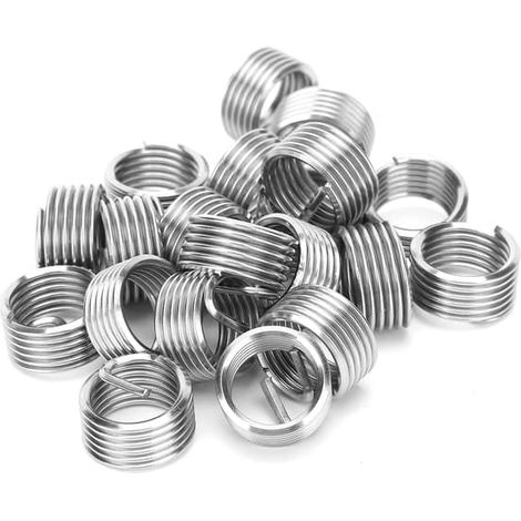 Jeu de 20 inserts filetés en acier inoxydable, douilles M12 x 1,5 1D pour la réparation de vis (1/5)