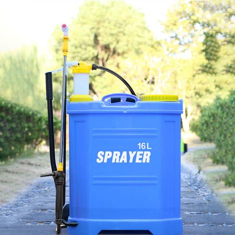 Hofuton Pulvérisateur Manuel 16L Entretien Végétaux et Jardins Spray et Jet Désinfection Bleu (1/5)