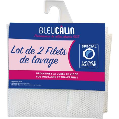 Lot De 2 Filets De Lavage Oreiller Traversin, Polyester, 65 x 30/65 x 40 cm (1/4)