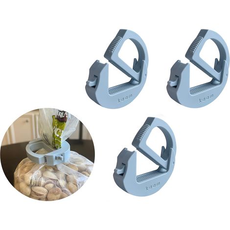 Fermetures réutilisables pour sacs à pain et aliments, fermeture hermétique, rangement magnétique.-AquaForge (1/5)