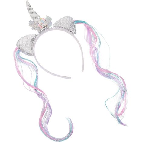 Plastic Unicorn Headband, Party Hair Accessory for Girls (1/5)