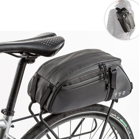 Sacoche de Coffre de vélo étanche avec bandoulière (1/5)