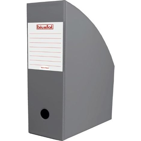 Contenitore per documenti grigio da 10 cm
