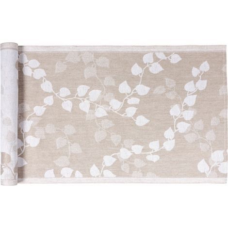Jokipiin Tuuli Sauna Sitzunterlage 45 x 160 cm Sauna Seat Cover natural/white