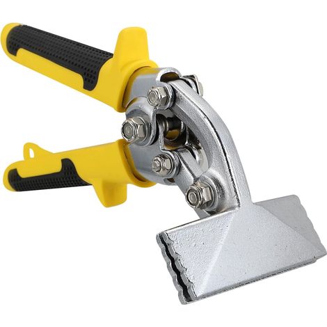 Pince à Plier Tole, Pince Plieuse Multifonction en Acier et Plastique, Poignée Ergonomique Antidérapante pour Tôle, Usage Manuel Précis