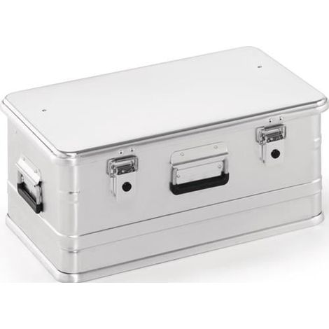 Aluminiumbox mit Klapphebelverschlüssen mit Bohrungen L 582 x B 385 x H 262 mm 47 l - C47