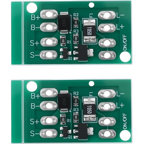 Lot de 2 Modules de Contrôleur Solaire pour Charge de Batterie Au Lithium Interrupteur Marche/arrêt Automatique 3,2 V 3,7 V 4 V 11,1 V 12 V (1/5)