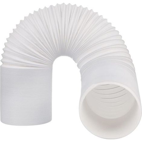 Tuyau Climatiseur Mobile Ø15cm x 300cm, Tuyau d’Évacuation Flexible en PVC pour Climatiseur Portable, Kit de Remplacement (1/4)