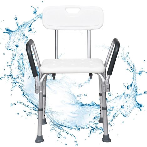 COSTWAY Medical Bath Chair Tool-Free Assembly Bathtub Bench Elderly Portable Tub Seat