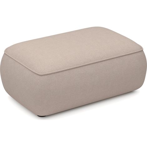 Selsey Ovo - Pouf 1-Sitzer, Beige Chenille, 100 cm (1/3)