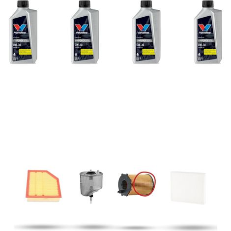 Kit tagliando 4 FILTRI e 4L OLIO compatibile con Volvo S60 II V60 Cross Country 1.6 D2 84kw dal 2011 (1/5)