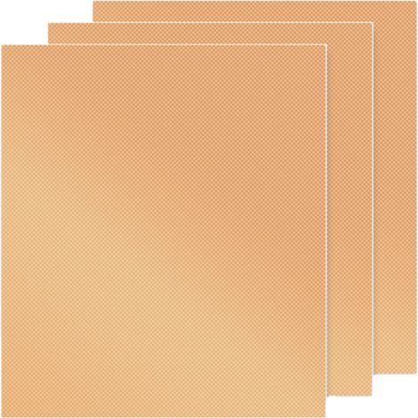 Tapis De Cuisson - Fibre De Verre - 40 X 33 Cm - Pour Barbecue Gaz Charbon Electrique - 3 Unites (1/5)