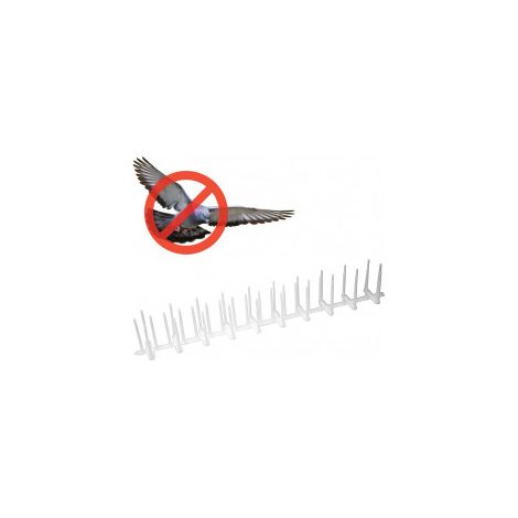 DISSUASORE PER VOLATILI 40 SPILLI  cm. 50 100 PEZZI
