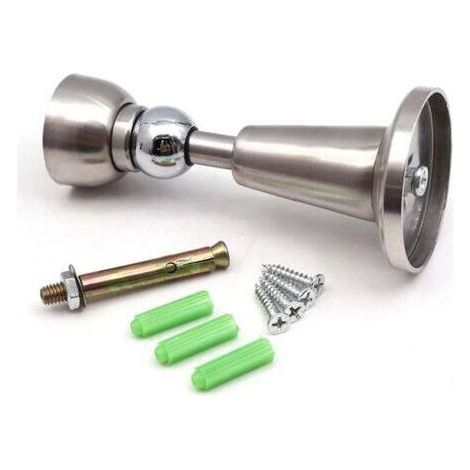 Stainless Steel Magnetic Door Stopper, Powerful Soft-Close Magnetic Door Suction Cup, Used for Walls or Floors (1/5)