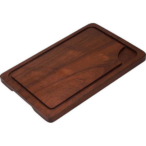 Plateau à steak en bois massif, assiette à steak, planche à découper en bois pour restaurant, style occidental. (1/5)