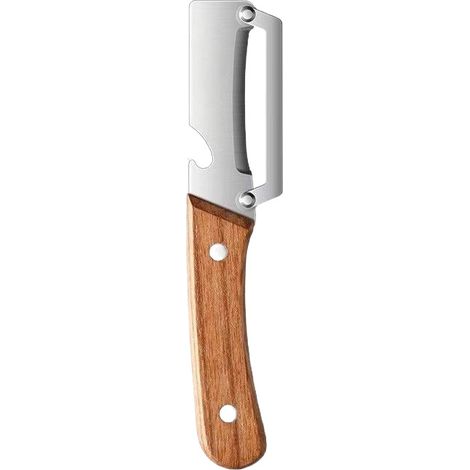 This multi-functional wooden peeler is suitable for kitchens, vegetables, and fruits. (1/5)