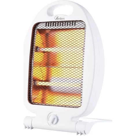 Chauffage à quartz pliable - Chauffage radiant à quartz - 2 niveaux de puissance 400 W/600 W - Chauffage pliable compact, idéal pour les petites pièces (1/2)