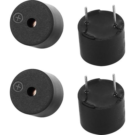 4 pièces 12 V actif été magnétique Lange Dauerton Warnton 12mm x 9,5mm