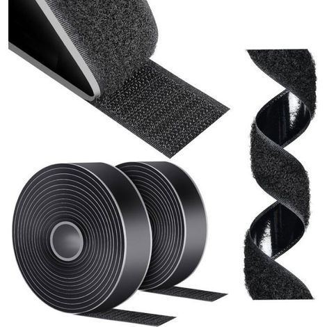 Ruban Auto-Agrippant Double Face - 5 m x 30 mm - Pour Bricolage et Artisanat - 1 Rouleau (1/5)