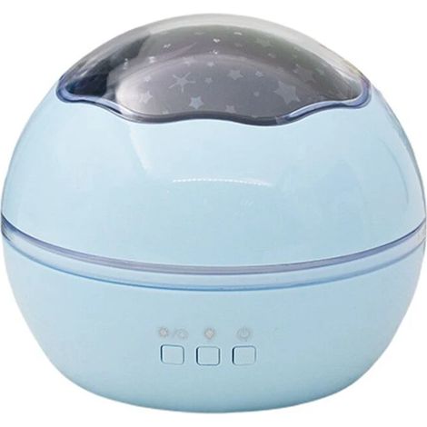 Veilleuse LED, projecteur d'étoiles, projecteur de galaxies, lampe de chevet, idéale pour les fêtes - bleue (1/5)