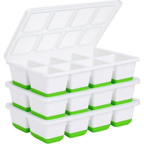 Eiswürfelformen Silikon Deckel Whiskey Green 1.75 inch ice cubes (1/5)