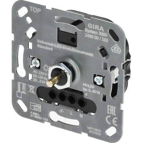 Mécanisme variateur rotatif pour lampes à LED24500