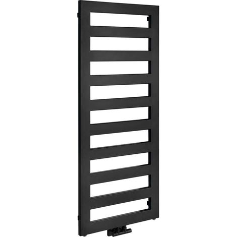 Sapho Block - Heizkörper 50x147 cm, schwarz matt IR185 (1/5)
