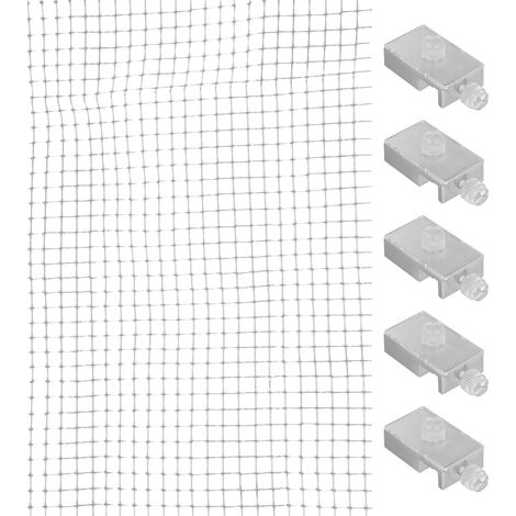 Aquarium-Netzset, verstellbares und zuschneidbares Netzabdeckungsset, Schutz vor dem Herausspringen von Fischen und Tieren, Terrarien- und Aquarienzubehör (1/5)