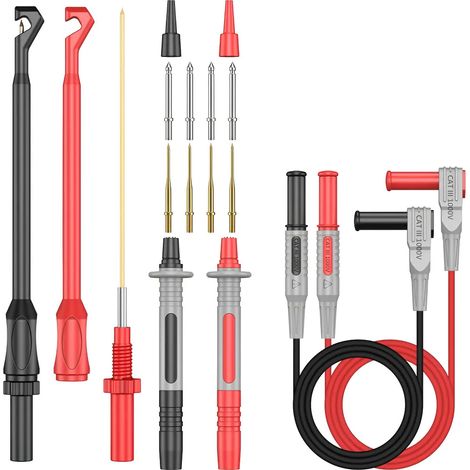 Kit de cordons de test pour multimètre, cordons de test pré-câblés (1/5)