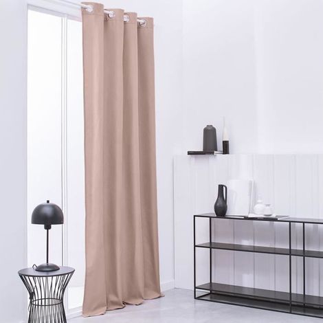 TODAY Rideau Isolant Thermique Essential Uni - 140 x 240 cm - Rose des sables (1/5)