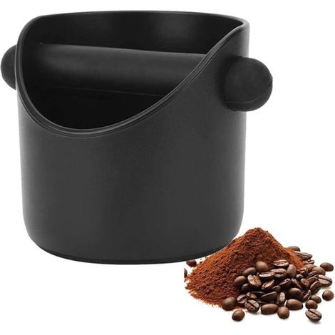 Récipient à marc de café, boîte à marc en ABS, noir (1/5)