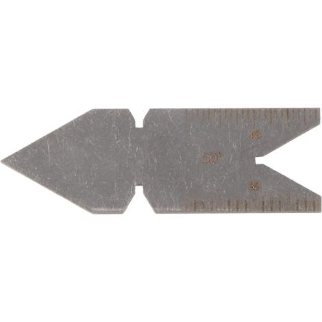 1 pièce - Gauge à queue de poisson en acier inoxydable pour filetage de tour (n° 2) (1/5)