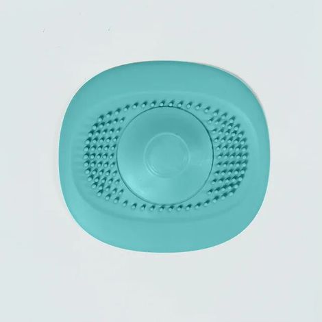 1 bouchon de vidange d'évier avec attrape-cheveux, motif irrégulier, bouchon de baignoire, passoire, accessoires de cuisine, couleur aléatoire (1/5)