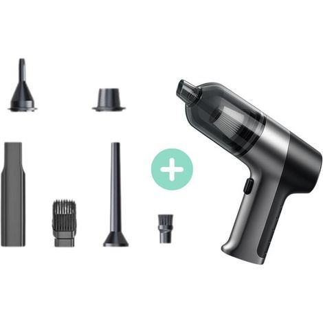 Aspirateur de voiture sans fil - 12 000 Pa - Aspirateur à main soufflant - Rechargeable USB - Nettoyeur auto (1/5)