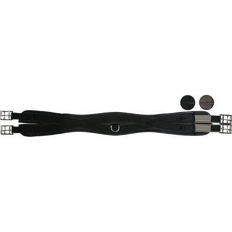 Sottopancia inglese in neoprene sagomato con rinforzi in nylon ed elastico: cm 120, nero (10)