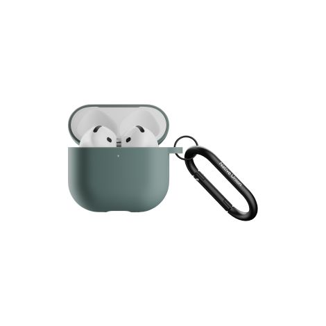Funda Native Union Active Case - Funda protectora de silicona para AirPods 4 (verde pizarra)