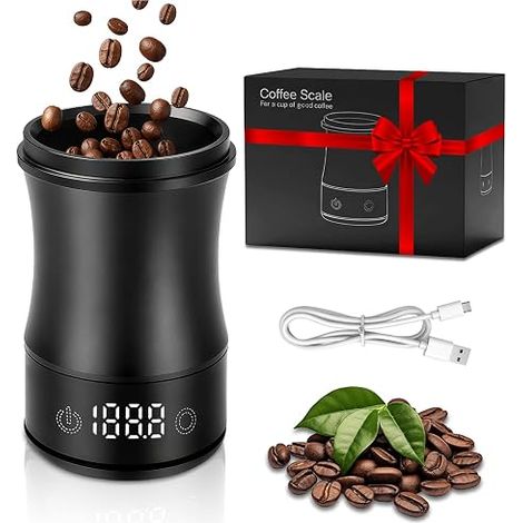 Balance café, écran LED précision 0.1 g Charge USB-C (1/5)