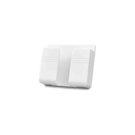 Soporte de carga adhesivo Crezuo para teléfonos móviles, estante de pared para baño, almacenamiento multifuncional fijo para mesita de noche.