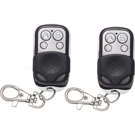 2 Piece 433.92MHz Garage Remote Control Duplicate Remote Control for 302 304 313 220 250 252, 4 Buttons TONCHEAN (1/4)