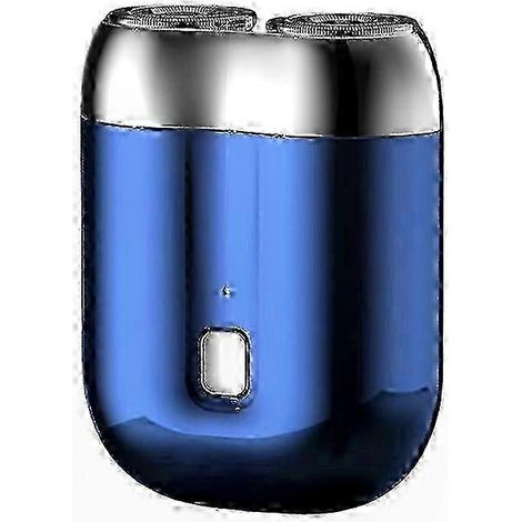 Rasoir électrique compact à double tête pour hommes et femmes, outil de rasage portable et idéal pour les voyages, avec chargement USB. (1/5)