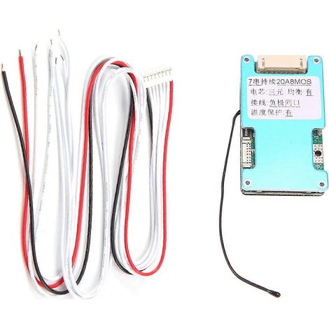 Carte de protection pour batterie lithium BMS 7S 24V 18650, équilibreur BMS, chargeur de batterie externe pour moto Sc-SFYGV (1/5)
