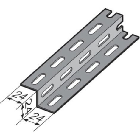 PROFILé PERFORé Z A570 3M 24X24X24  NIEDAX - 016002