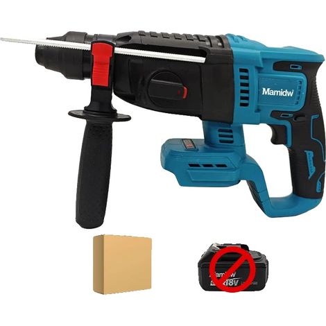 Taladro percutor, diseño inalámbrico, motor sin escobillas, no requiere batería. (1/2)