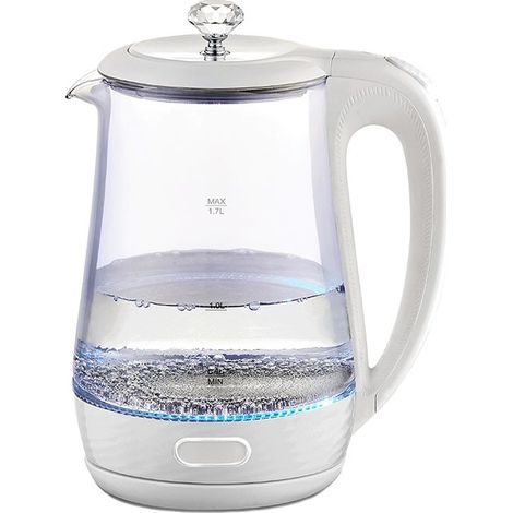 Bollitore elettrico in vetro Maestro 1,7 l 2200 W MR-052 - bianco (1/3)