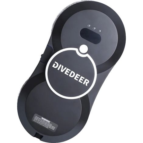 Robot limpiacristales DIVEDEER, succión de 2800 Pa, velocidad de limpieza de 4 min/m². (1/2)